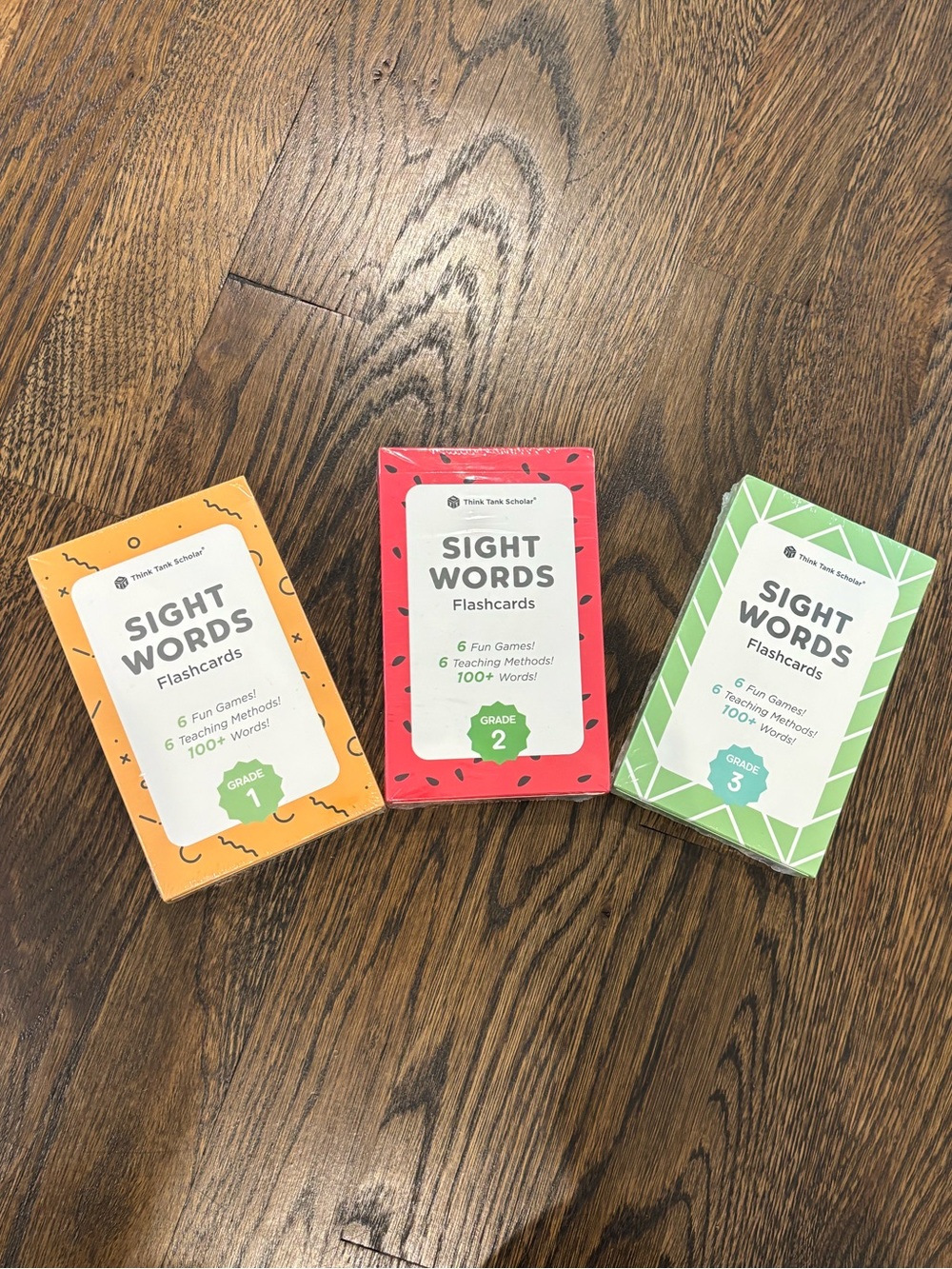 Think Tank Scholar Sight Words Flashcards Set – Grades 1, 2 & 3 (Sealed)